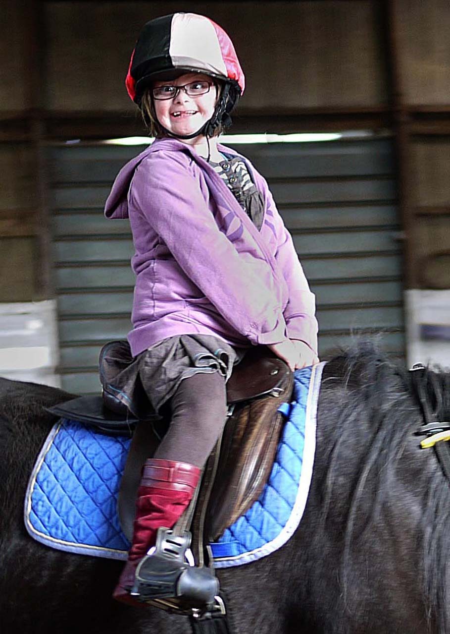 Rebecca having fun