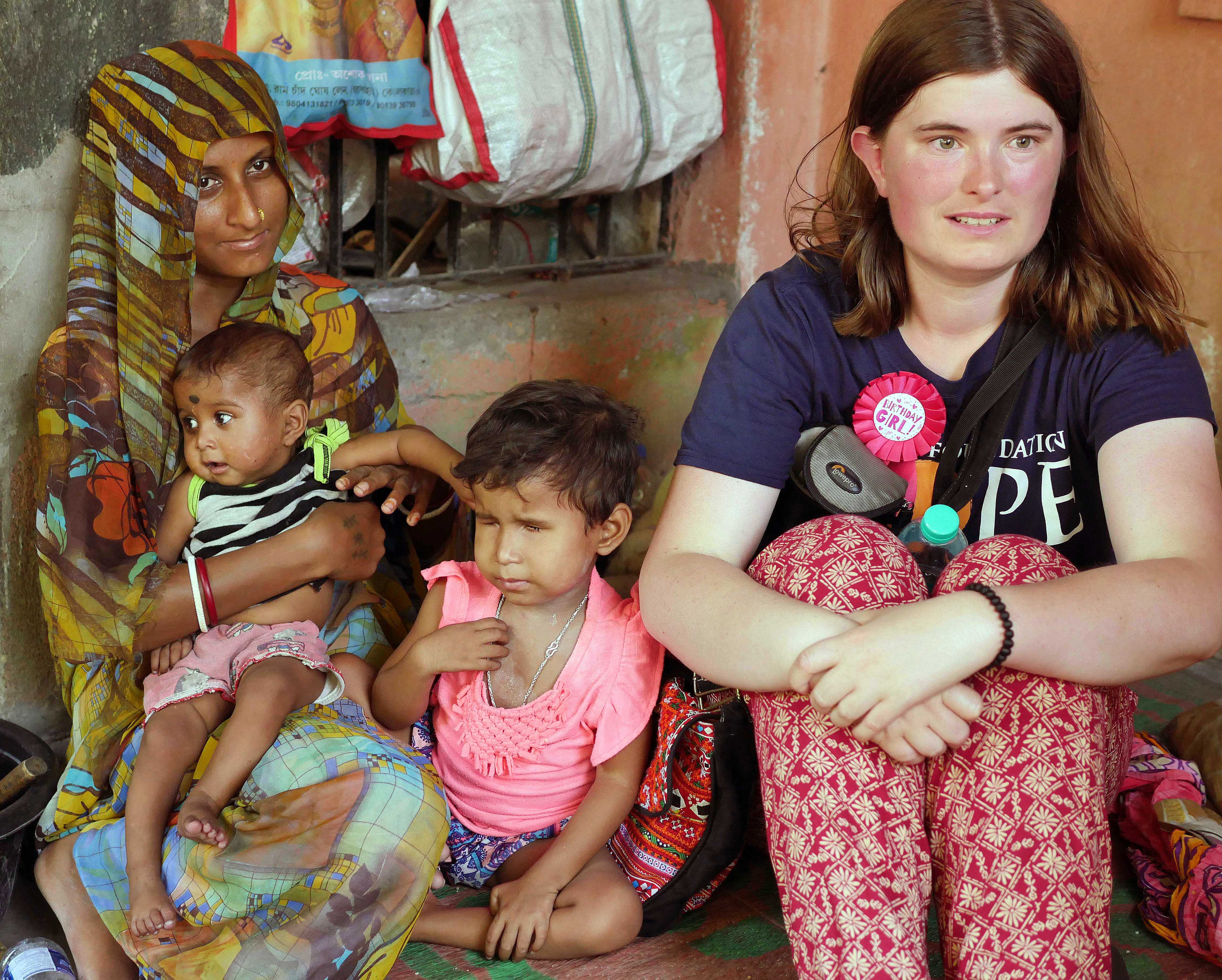 Jyoti's Mom, new brother, Jyotii, and a very hot Anna May 2019